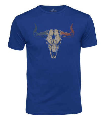 Bull Skull Cotton T-Shirt