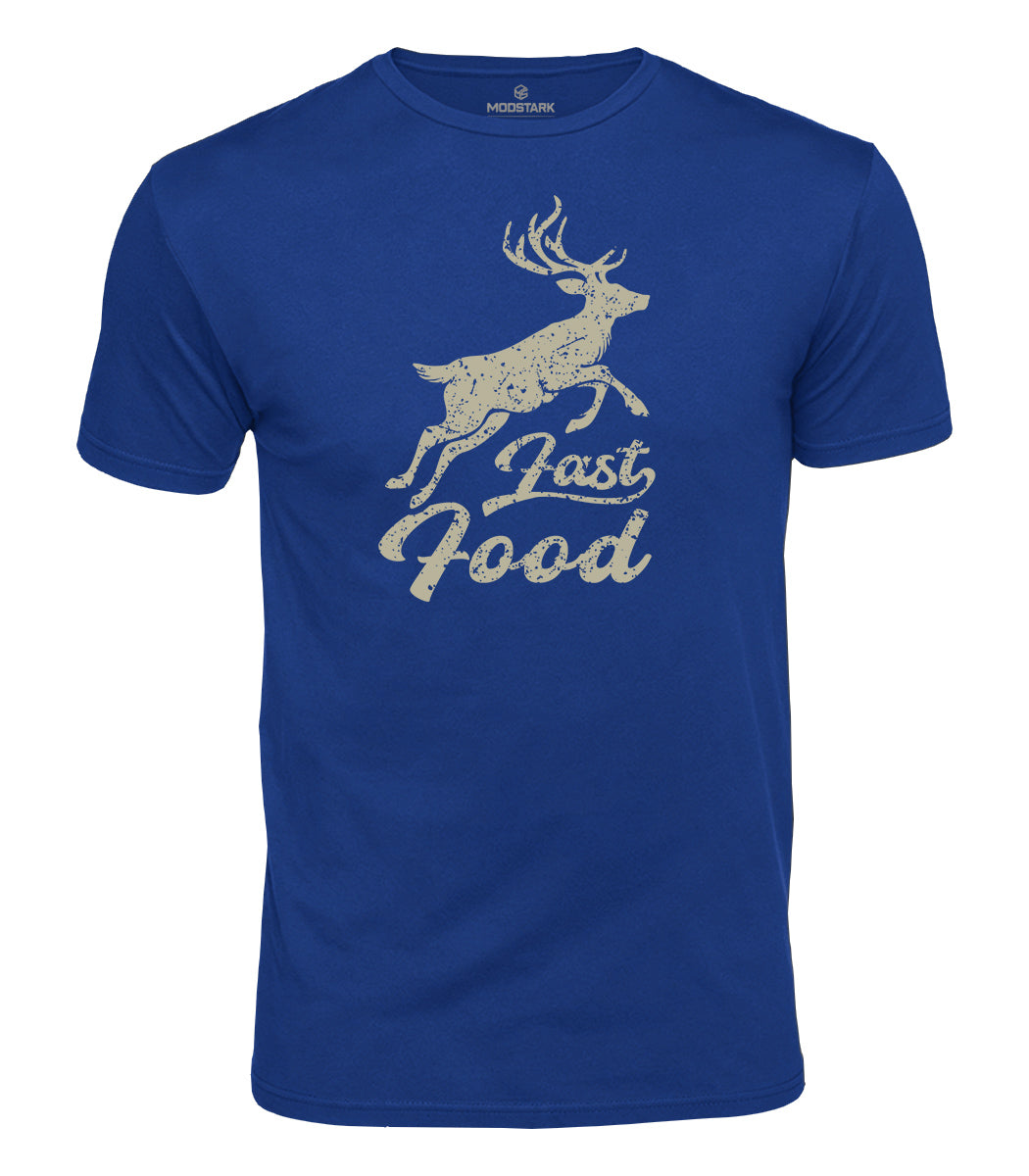 Fast Food Deer Cotton T-Shirt