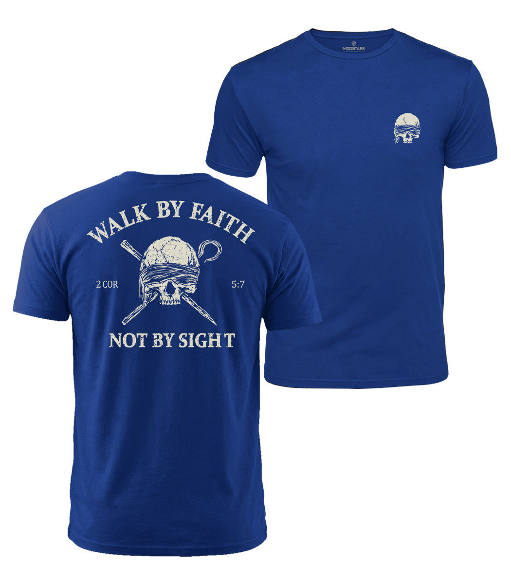 Walk By Faith Cotton T-Shirt