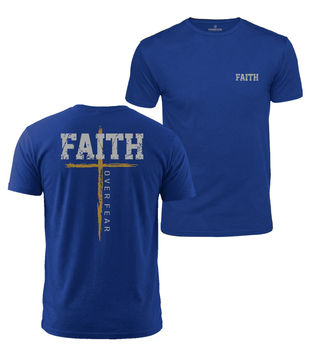 Faith Over Fear Cotton T-Shirt