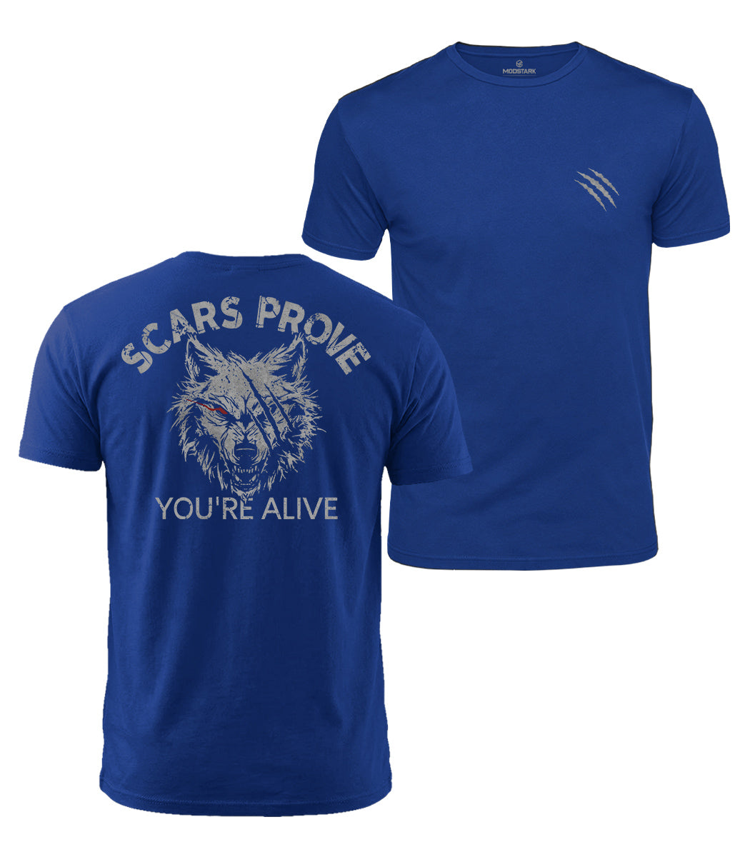 Scars Prove It Cotton T-Shirt