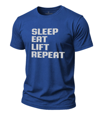 Lift Repeat Cotton T-Shirt