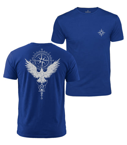 Eagle Compass Cotton T-Shirt