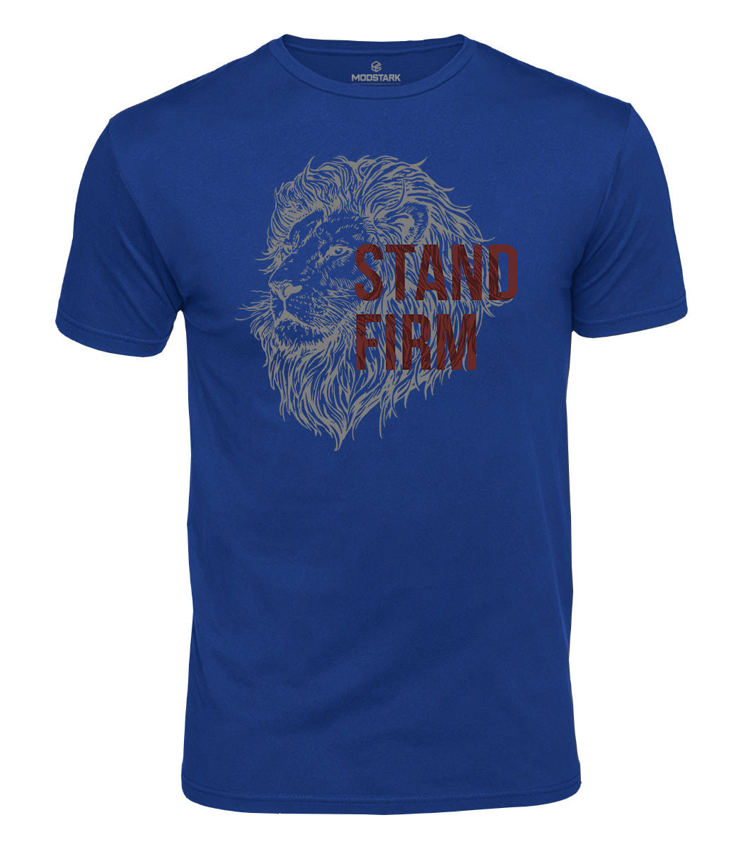 Stand Firm Lion Cotton T-Shirt