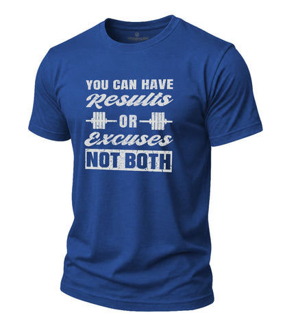 Results Not Excuses Cotton T-Shirt