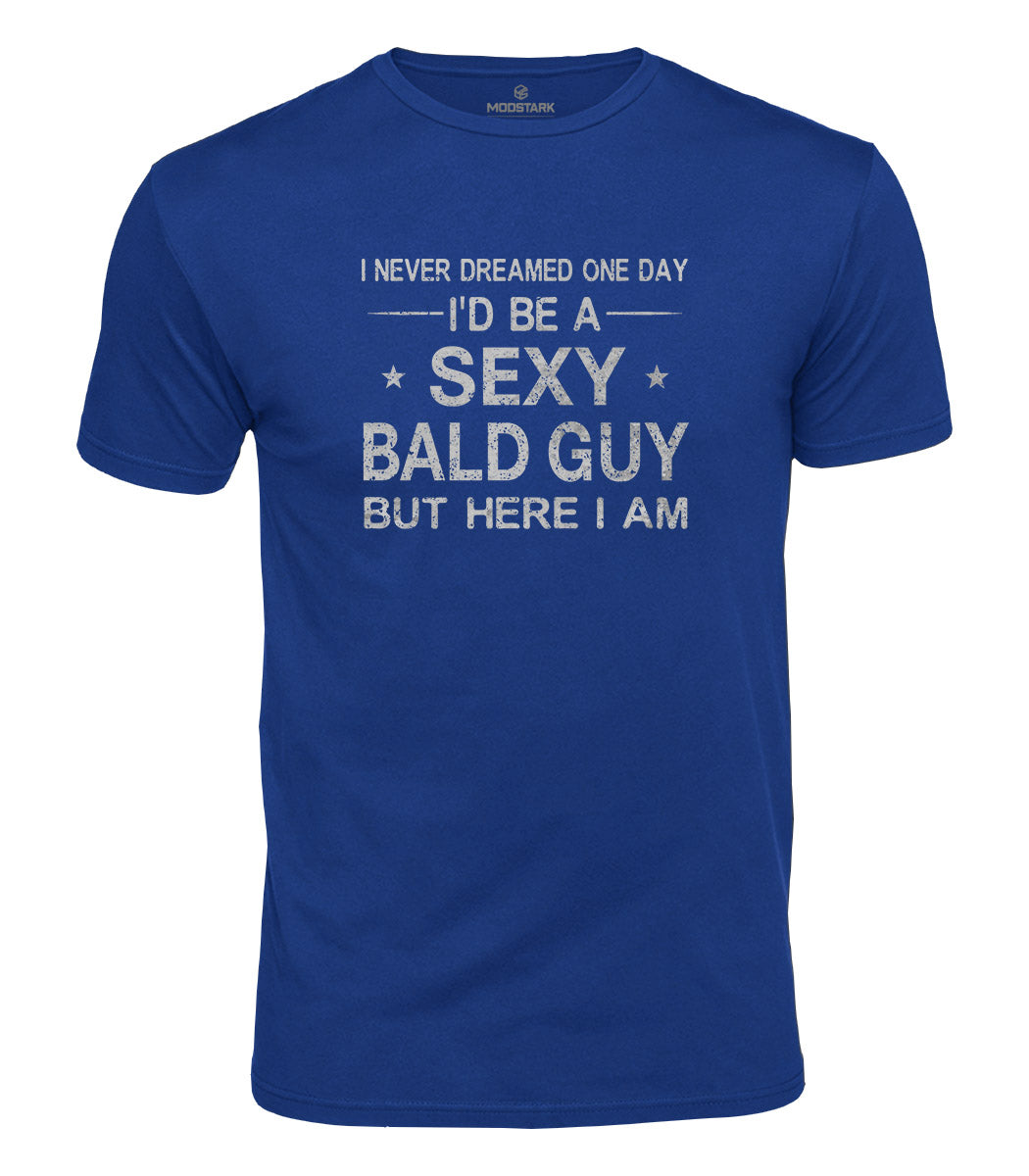 Sexy Bald Guy Cotton T-Shirt