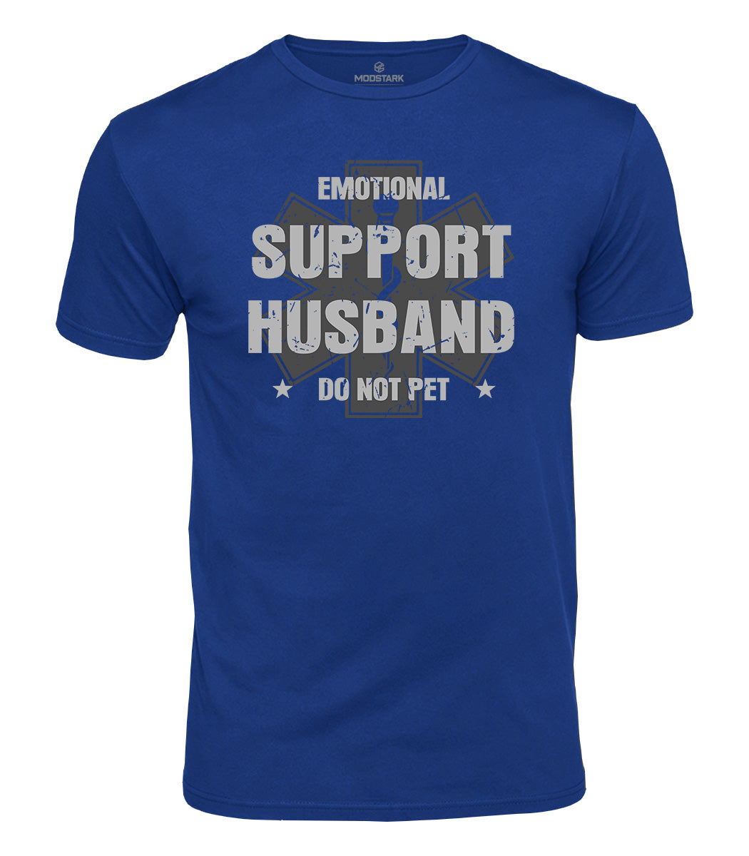 Emotional Support Husband Cotton T-Shirt