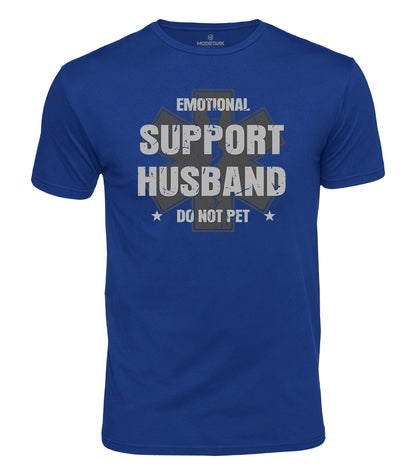 Emotional Support Husband Cotton T-Shirt