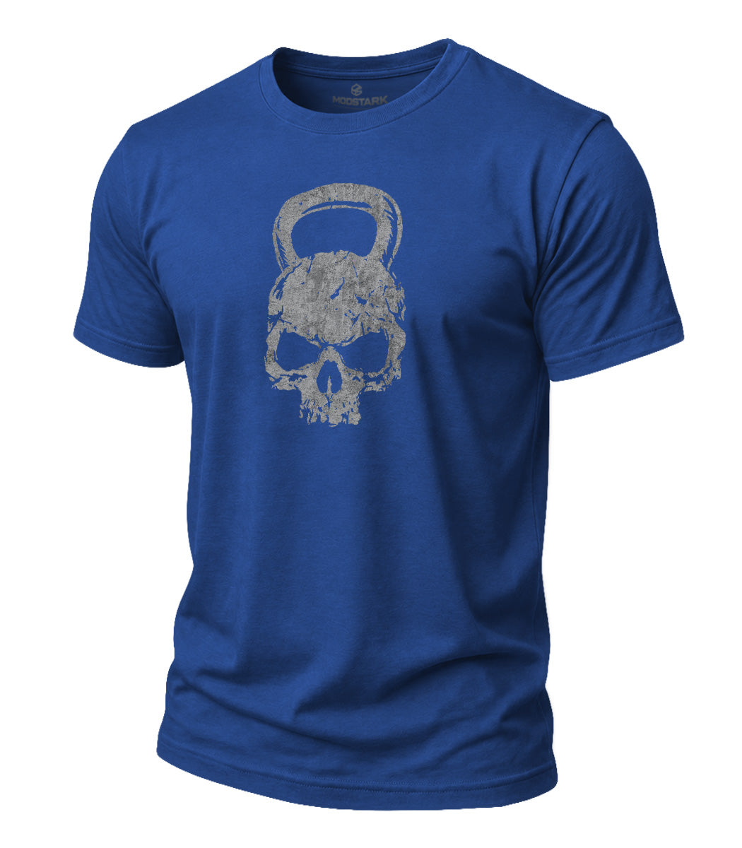 Kettlebell Skull Cotton T-Shirt