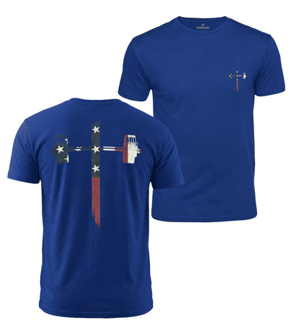 USA Barbell Cross Cotton T-Shirt