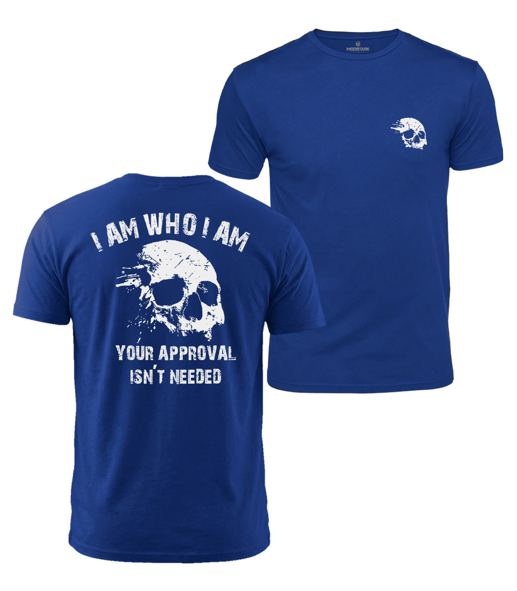 I Am Who I Am Skull Cotton T-Shirt