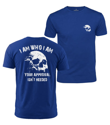 I Am Who I Am Skull Cotton T-Shirt