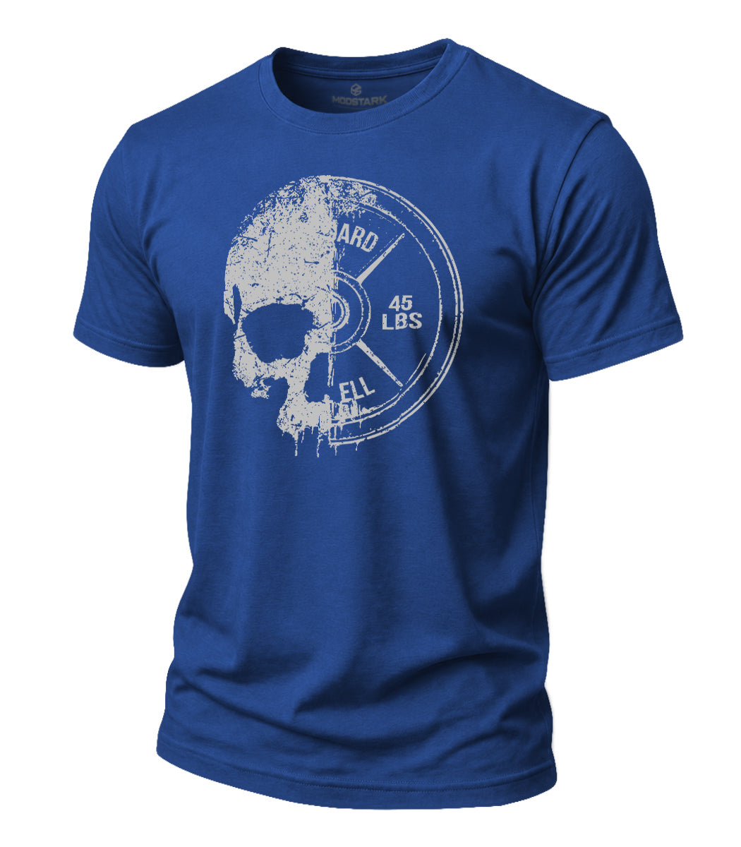 Skull Barbell Cotton T-Shirt