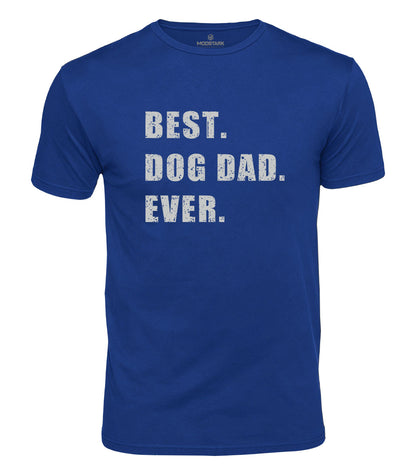 Best Dog Dad Cotton T-Shirt