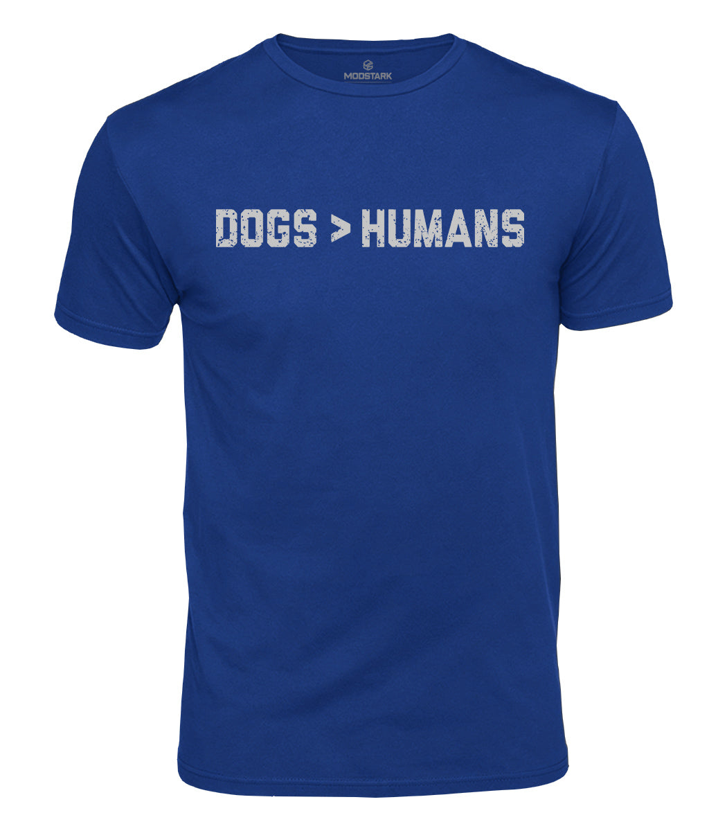 Dogs Over Humans Cotton T-Shirt