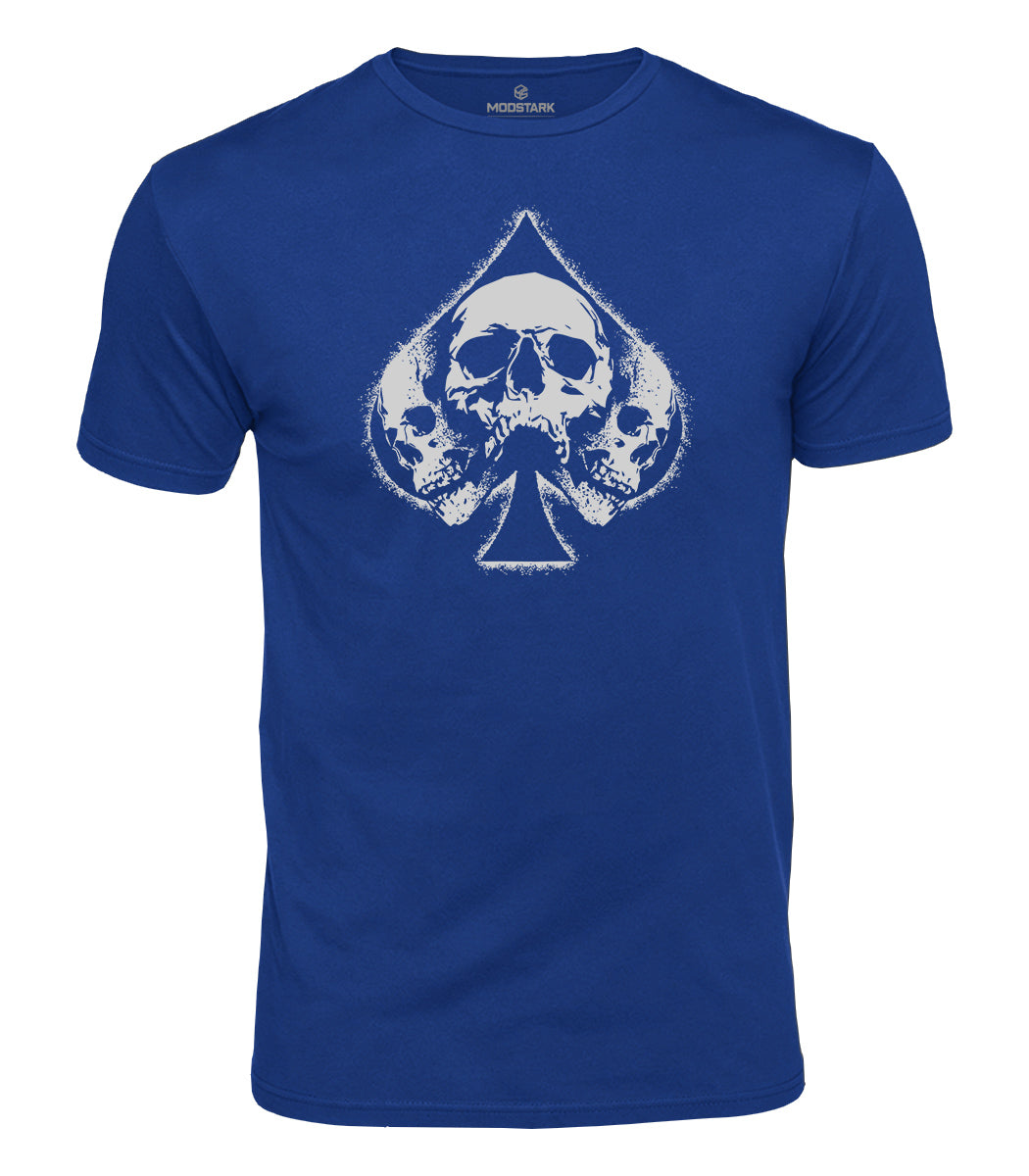 Skull Spade Cotton T-Shirt