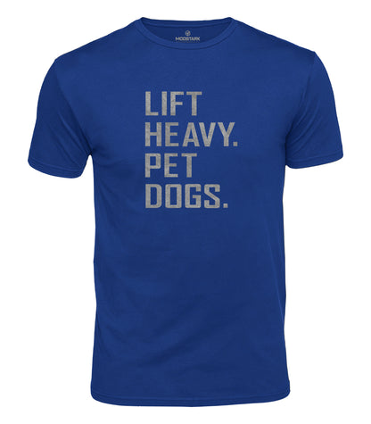 Lift Heavy Pet Dogs Cotton T-Shirt