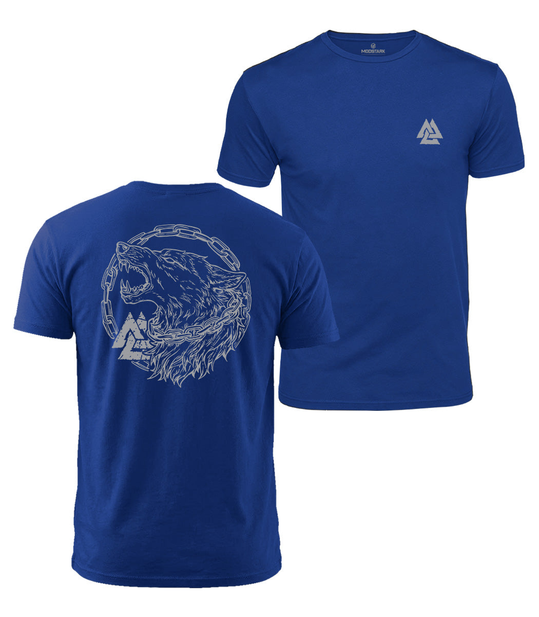 Norse Wolf Cotton T-Shirt