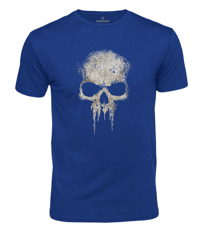 Dripping Skull Cotton T-Shirt