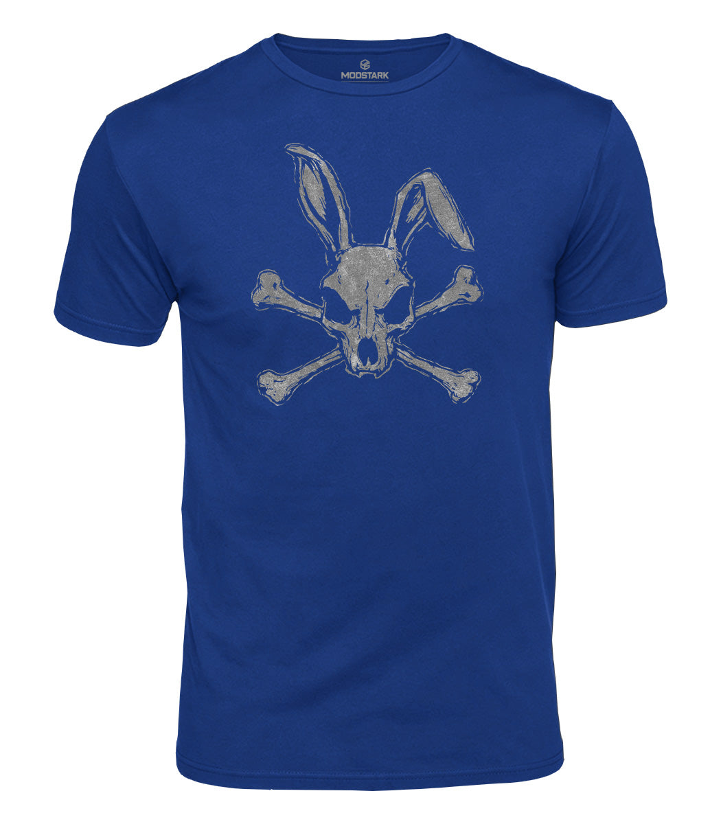 Dark Bunny Skull Cotton T-Shirt