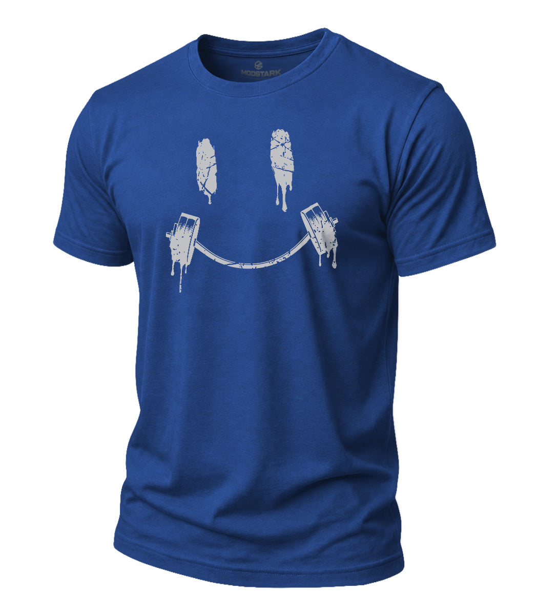 Smile Barbell Cotton T-Shirt