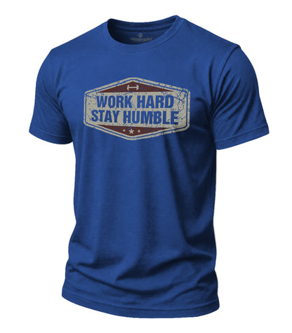 Work Hard Stay Humble Cotton T-Shirt
