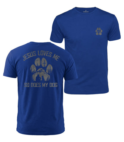 Jesus And My Dog Cotton T-Shirt