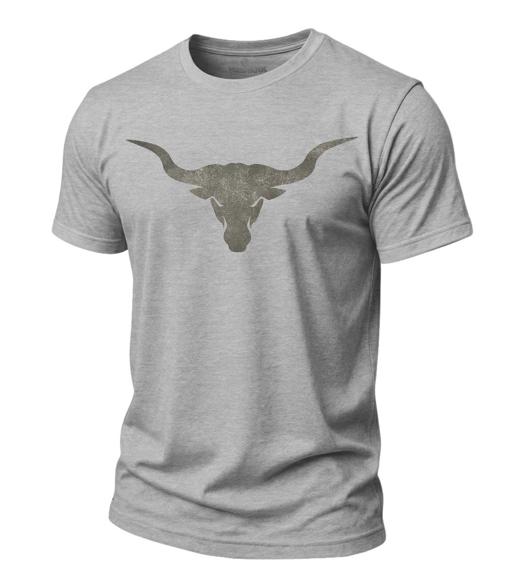 Iron Longhorn Cotton T-Shirt