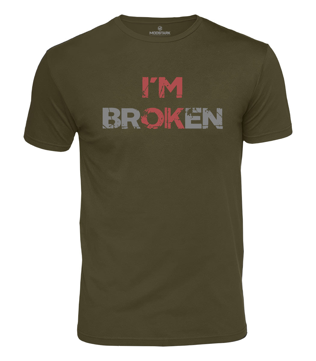 I'm Broken Graphic Cotton T-Shirt