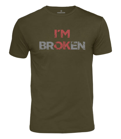 I'm Broken Graphic Cotton T-Shirt