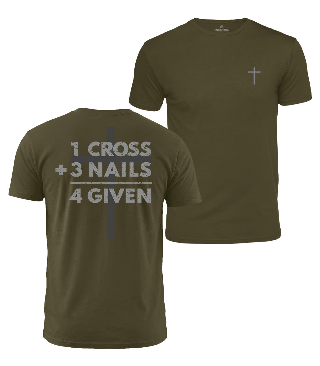 Forgiven Cross Cotton T-Shirt