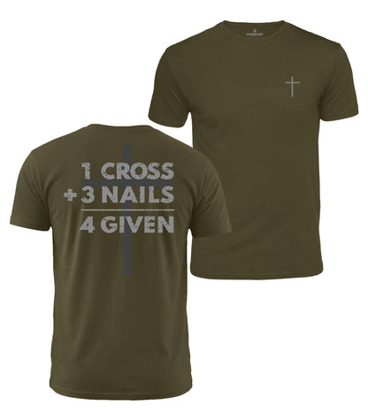 Forgiven Cross Cotton T-Shirt