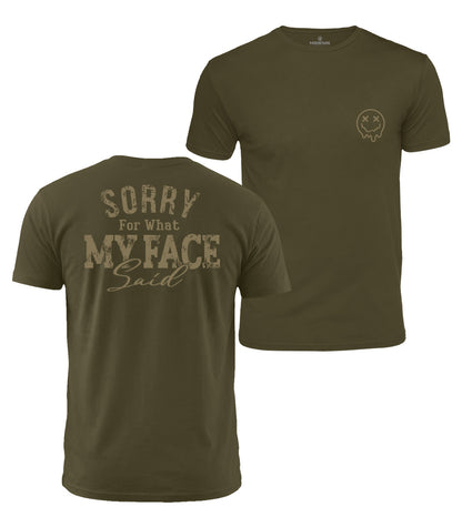 My Face Said Cotton T-Shirt