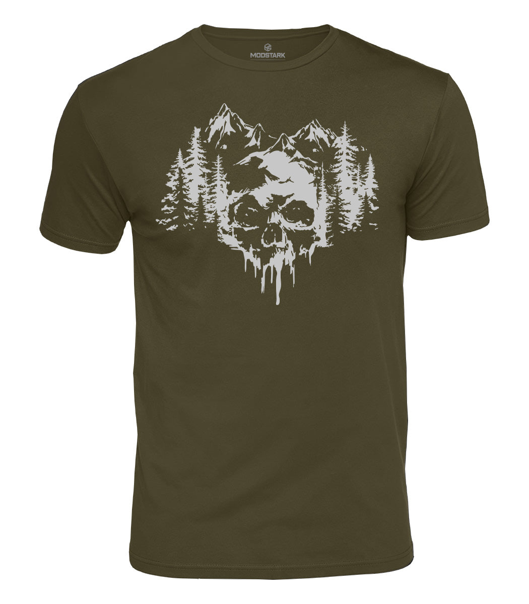 Skull Forest Cotton T-Shirt