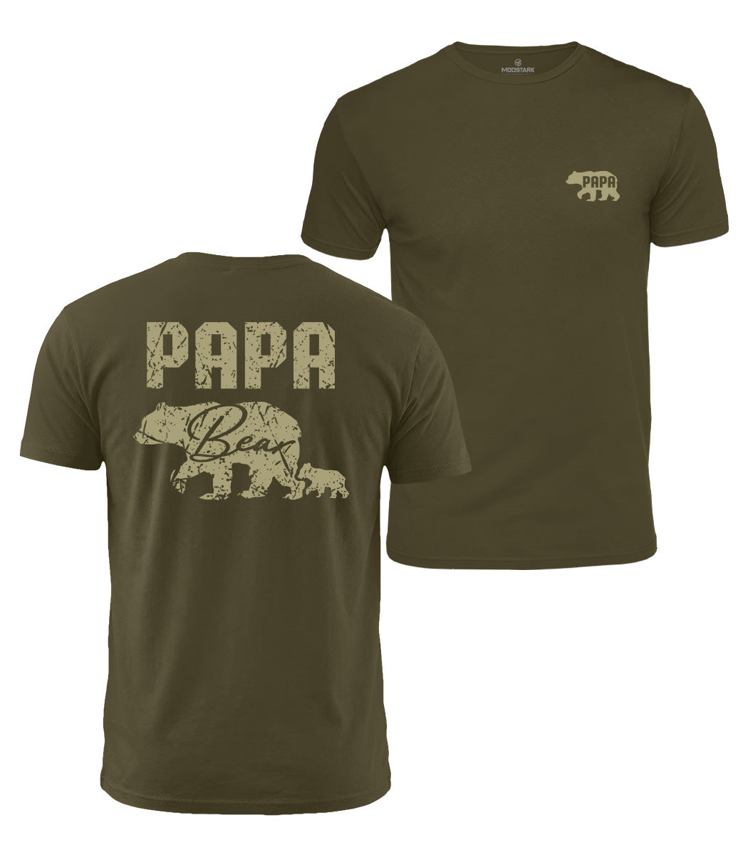 Papa Bear Cotton T-Shirt