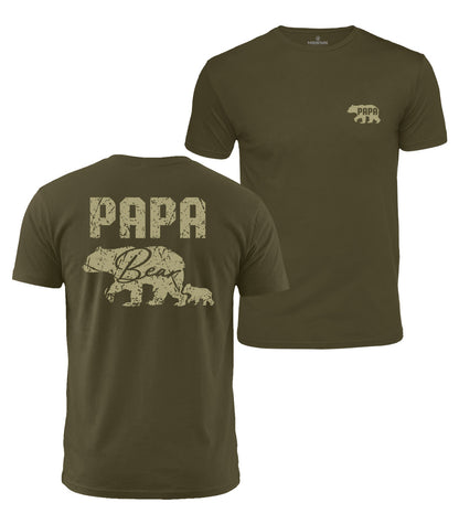 Papa Bear Cotton T-Shirt