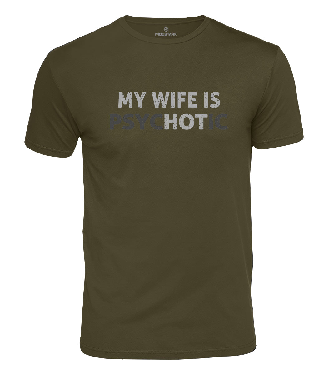 My Wife Is Hot Cotton T-Shirt