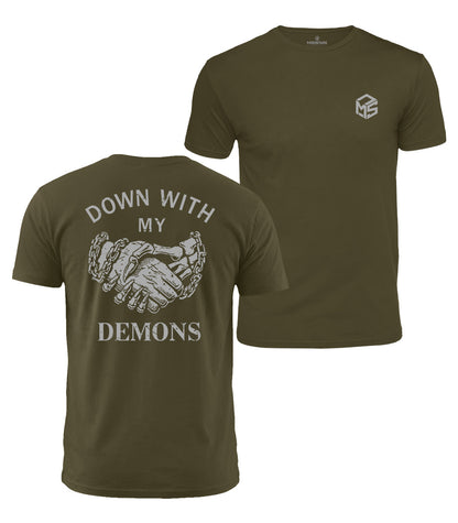 Down With My Demons Cotton T-Shirt