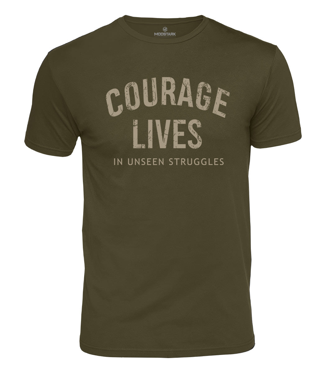 Courage Lives Cotton T-Shirt