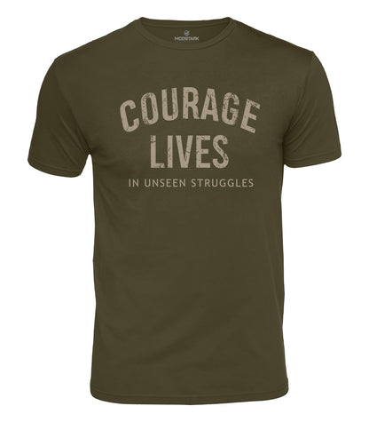 Courage Lives Cotton T-Shirt