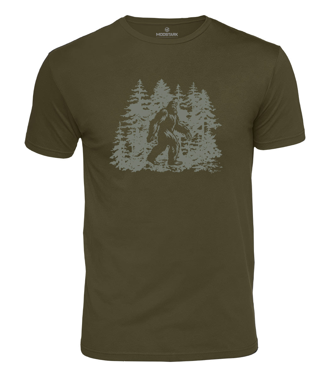 Bigfoot Forest Cotton T-Shirt