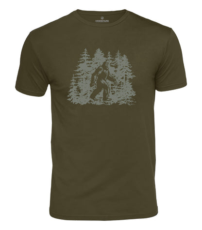 Bigfoot Forest Cotton T-Shirt