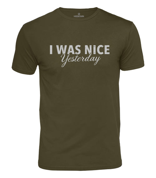 Nice Yesterday Cotton T-Shirt