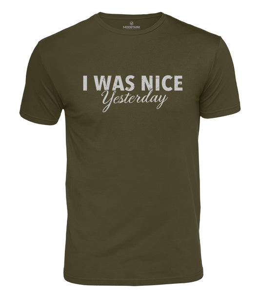 Nice Yesterday Cotton T-Shirt