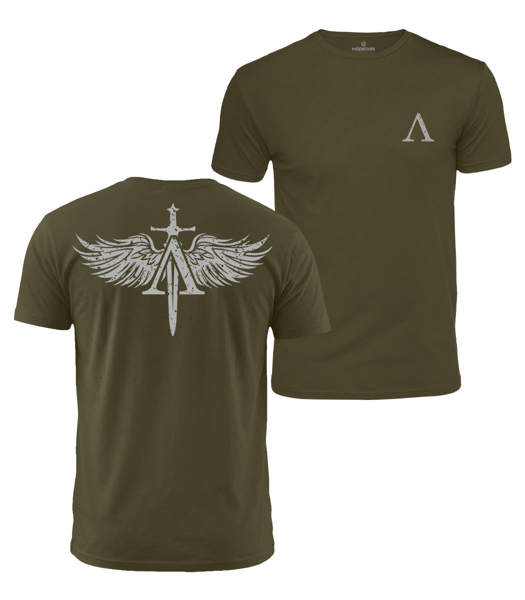 Winged Sword Cotton T-Shirt