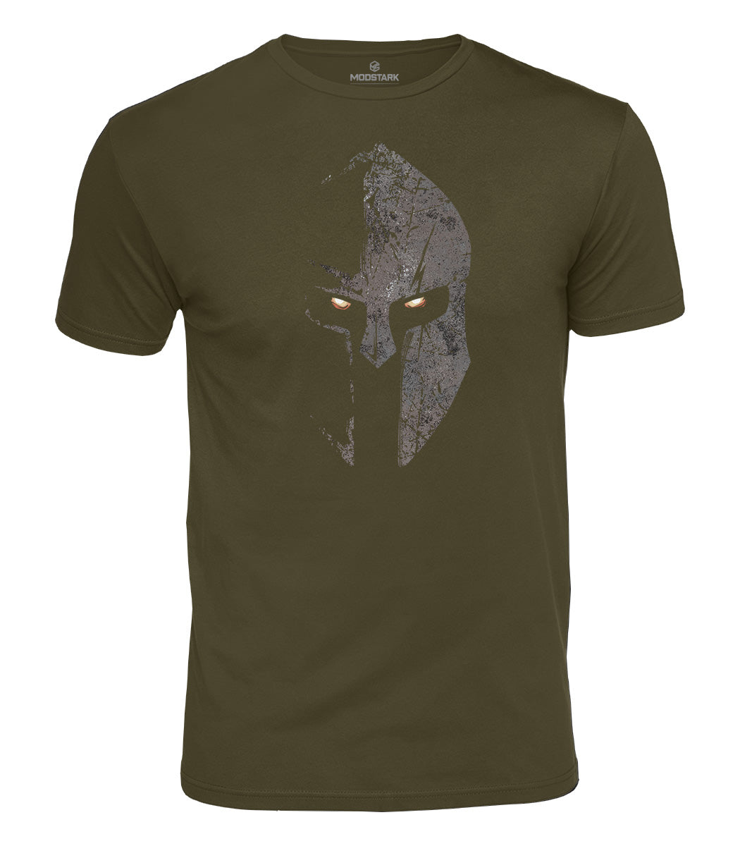 Spartan Helmet Graphic Cotton T-Shirt