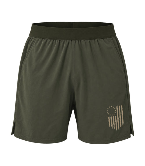 Patriotic Flag Athletic Shorts