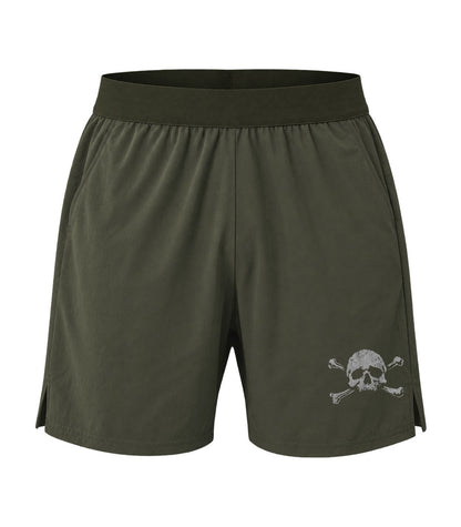 Skull Crossbones Athletic Shorts